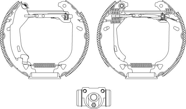 Mintex MSP108 - Комплект спирачна челюст vvparts.bg