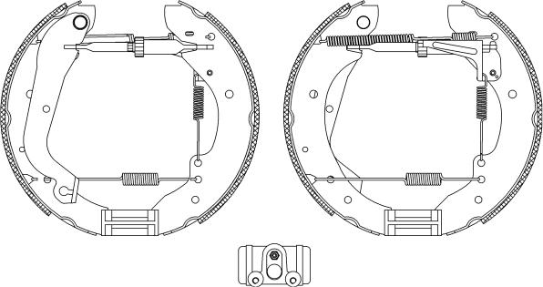 Mintex MSP119 - Комплект спирачна челюст vvparts.bg