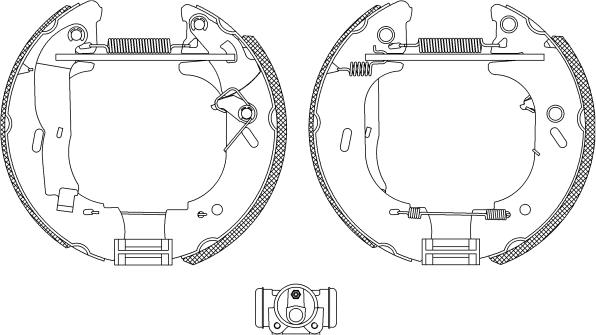 Mintex MSP116 - Комплект спирачна челюст vvparts.bg