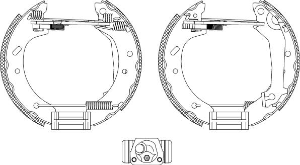 Mintex MSP110 - Комплект спирачна челюст vvparts.bg