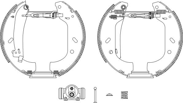 Mintex MSP118 - Комплект спирачна челюст vvparts.bg