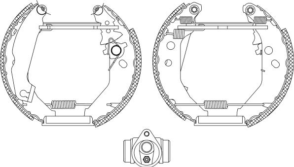 Mintex MSP185 - Комплект спирачна челюст vvparts.bg