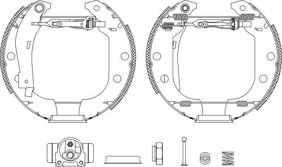 Mintex MSP181 - Комплект спирачна челюст vvparts.bg