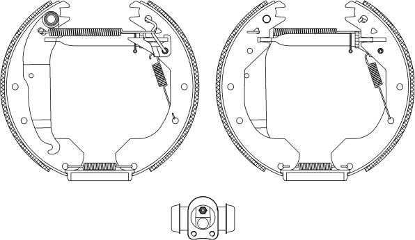 Mintex MSP134 - Комплект спирачна челюст vvparts.bg