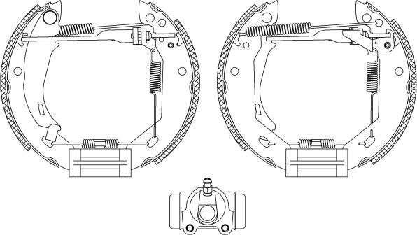 Mintex MSP125 - Комплект спирачна челюст vvparts.bg