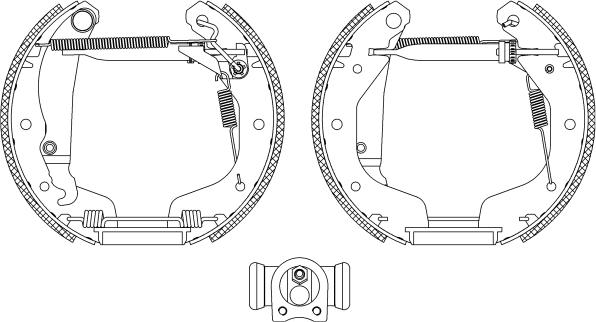 Mintex MSP123 - Комплект спирачна челюст vvparts.bg