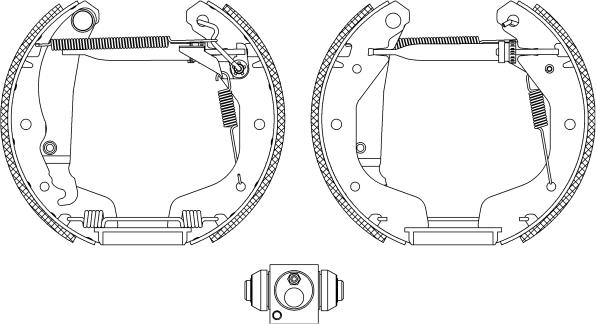 Mintex MSP122 - Комплект спирачна челюст vvparts.bg