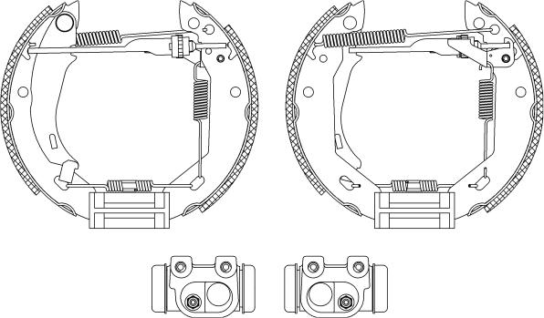 Mintex MSP173 - Комплект спирачна челюст vvparts.bg