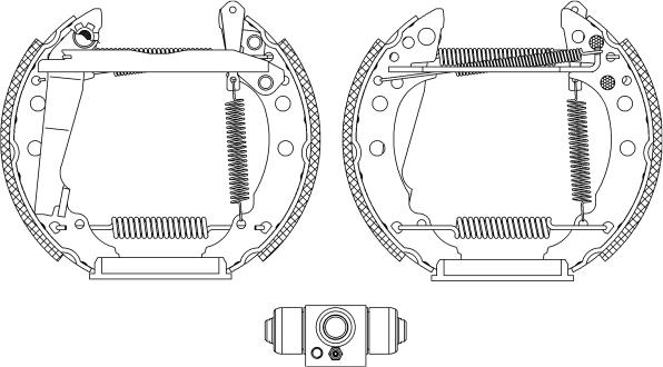 Mintex MSP302 - Комплект спирачна челюст vvparts.bg