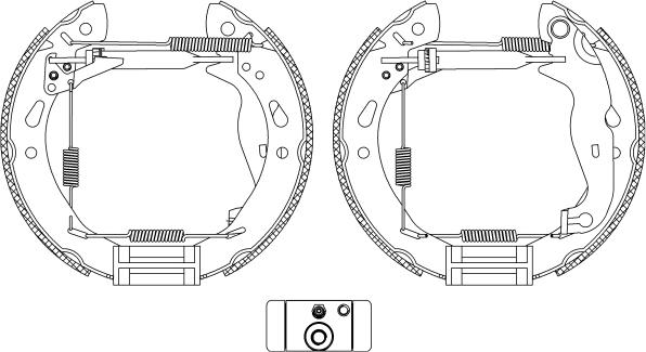 Mintex MSP336 - Комплект спирачна челюст vvparts.bg