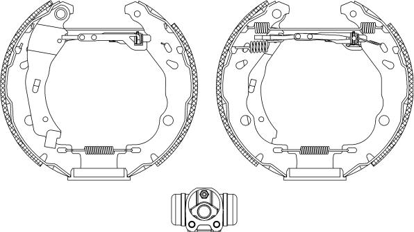 Mintex MSP326 - Комплект спирачна челюст vvparts.bg