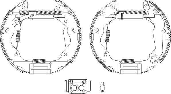 Mintex MSP320 - Комплект спирачна челюст vvparts.bg