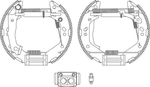 Mintex MSP321 - Комплект спирачна челюст vvparts.bg