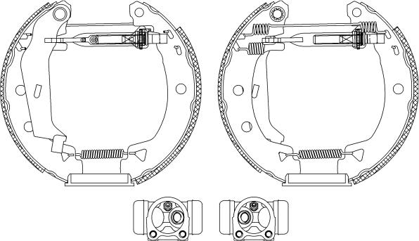 Mintex MSP292 - Комплект спирачна челюст vvparts.bg