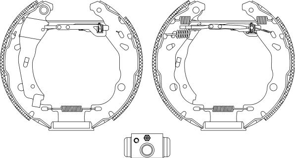 Mintex MSP243 - Комплект спирачна челюст vvparts.bg