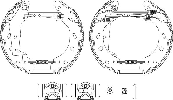 Mintex MSP250 - Комплект спирачна челюст vvparts.bg