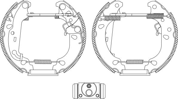 Mintex MSP234 - Комплект спирачна челюст vvparts.bg