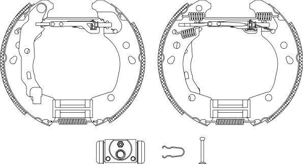 Mintex MSP235 - Комплект спирачна челюст vvparts.bg