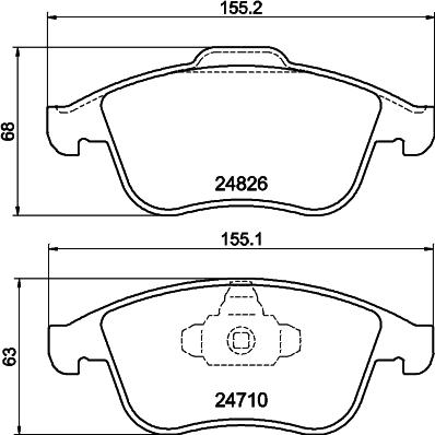 MINTEX Racing MDB3030FR - Комплект спирачно феродо, дискови спирачки vvparts.bg