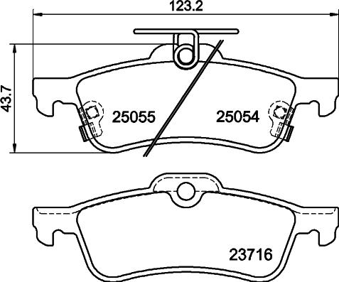 MINTEX Racing MDB3291FR - Комплект спирачно феродо, дискови спирачки vvparts.bg