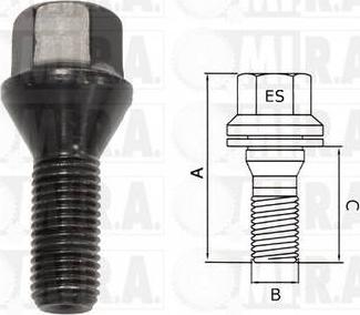 MI.R.A. 29/1732 - Болт на колелото vvparts.bg