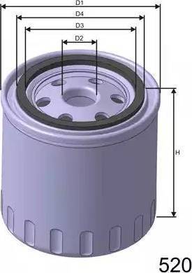 MISFAT Z165 - Маслен филтър vvparts.bg