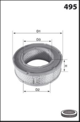 MISFAT R713 - Въздушен филтър vvparts.bg