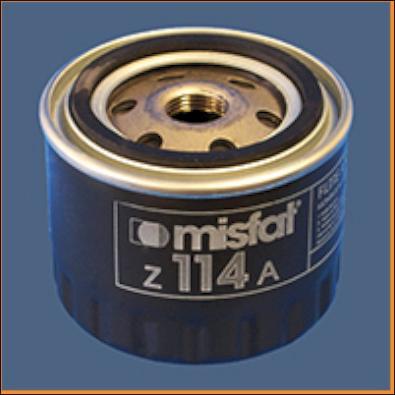 MISFAT Z114A - Маслен филтър vvparts.bg