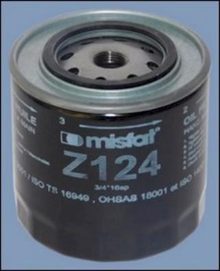 MISFAT Z124 - Маслен филтър vvparts.bg