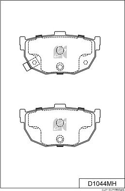 Jurid 572127 - Комплект спирачно феродо, дискови спирачки vvparts.bg