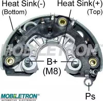 Mobiletron RB-174HD - Изправител, генератор vvparts.bg