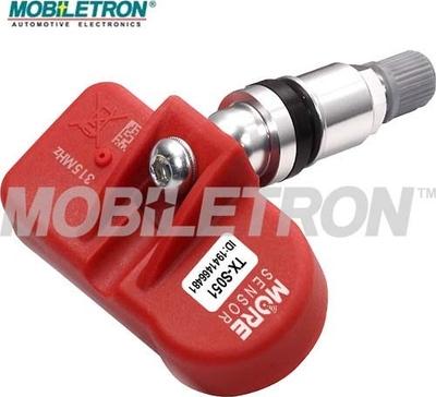 Mobiletron TX-S051 - Датчик на колелото, контролна система за налягане в гумите vvparts.bg