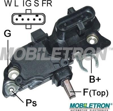 Mobiletron VR-B122B - Регулатор на генератор vvparts.bg