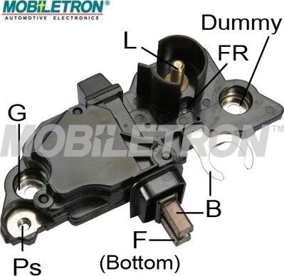 Mobiletron VR-B256 - Регулатор на генератор vvparts.bg