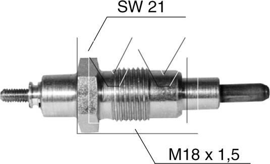 Monark 090505021 - Подгревна свещ vvparts.bg