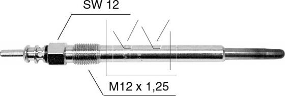 Monark 090506054 - Подгревна свещ vvparts.bg