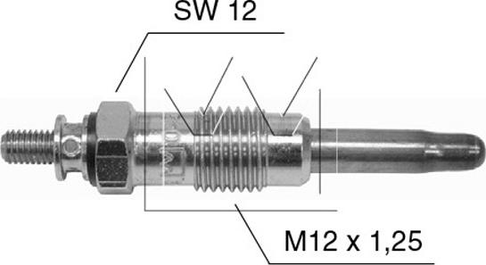 Monark 090 506 039 - Подгревна свещ vvparts.bg