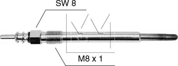 Monark 090508002 - Подгревна свещ vvparts.bg