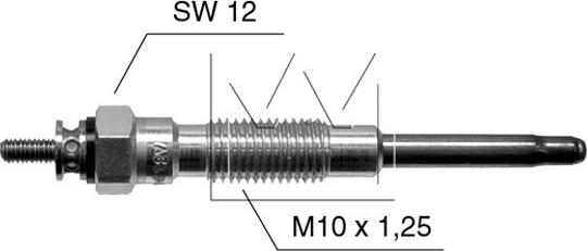 Monark 090 507 096 - Подгревна свещ vvparts.bg