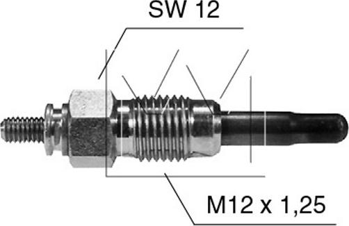 Monark 090 507 010 - Подгревна свещ vvparts.bg