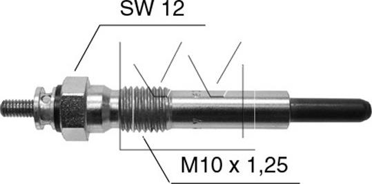 Monark 090507089 - Подгревна свещ vvparts.bg