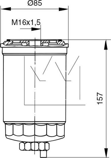 Monark 030789106 - Горивен филтър vvparts.bg