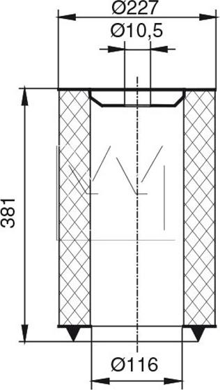 Monark 030781966 - Въздушен филтър vvparts.bg