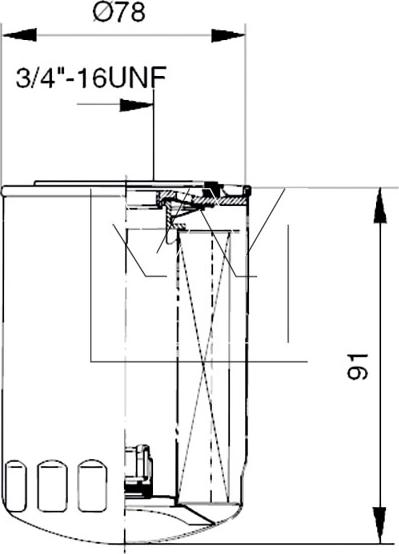 Monark 030738046 - Маслен филтър vvparts.bg