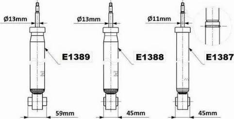 Monroe E1389 - Амортисьор vvparts.bg