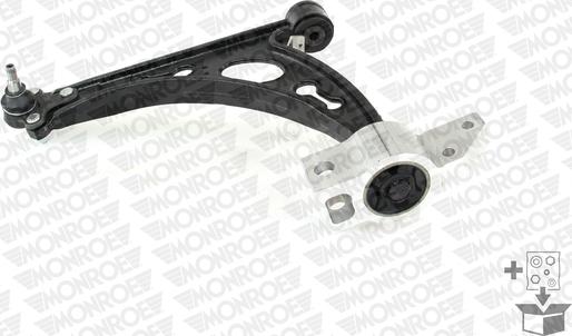 Monroe L29570 - Носач, окачване на колелата vvparts.bg