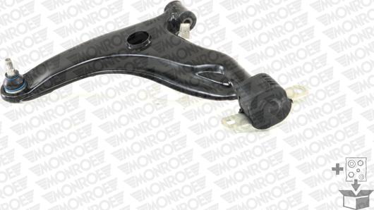 Monroe L27512 - Носач, окачване на колелата vvparts.bg