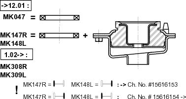 Monroe MK147 - Тампон на макферсън vvparts.bg