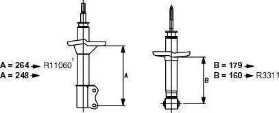 Monroe R3310 - Амортисьор vvparts.bg