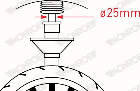 Monroe V4512 - Амортисьор vvparts.bg